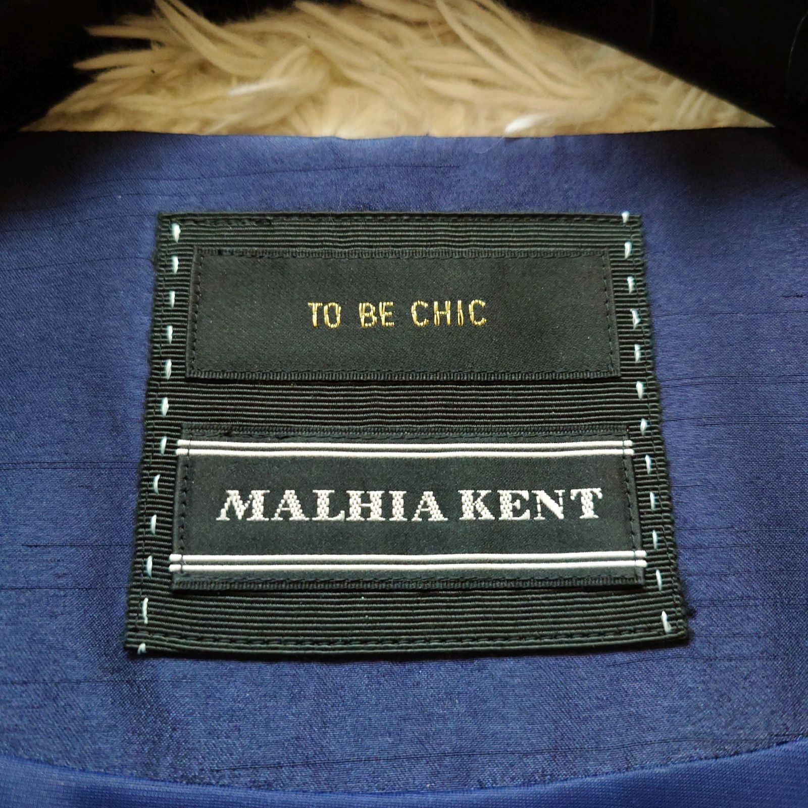極美品】TO BE CHIC × MALHIA KENT 高級 マリアケント ツイード 切替 