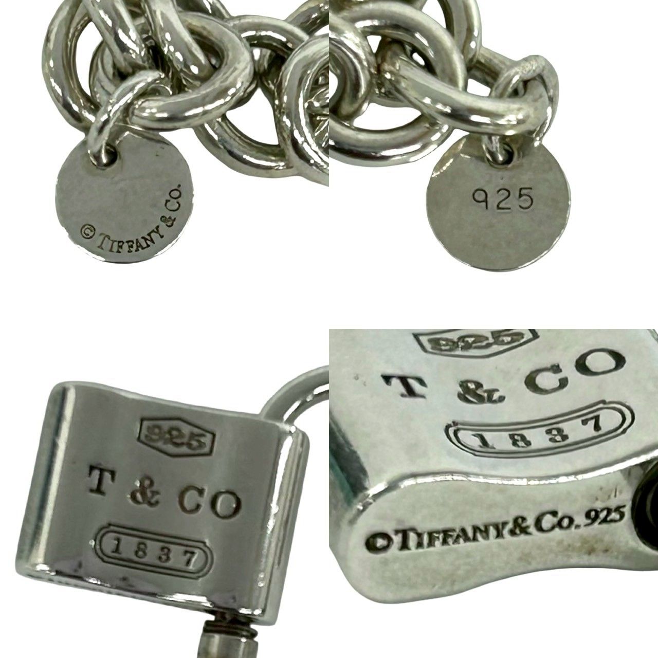 【美品】Tiffany & Co. シルバーバングル 箱 ポーチ付き 極 美品 箱 袋付 TIFFANY&Co. ティファニー ヴィンテージ カデナ