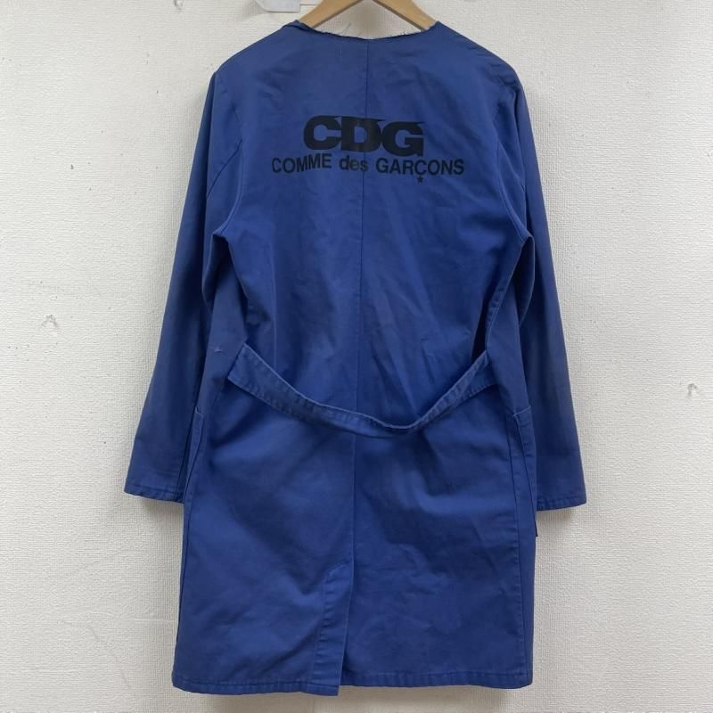 コムデギャルソン フランス製 CDG バックロゴ ノーカラー エノーカラー