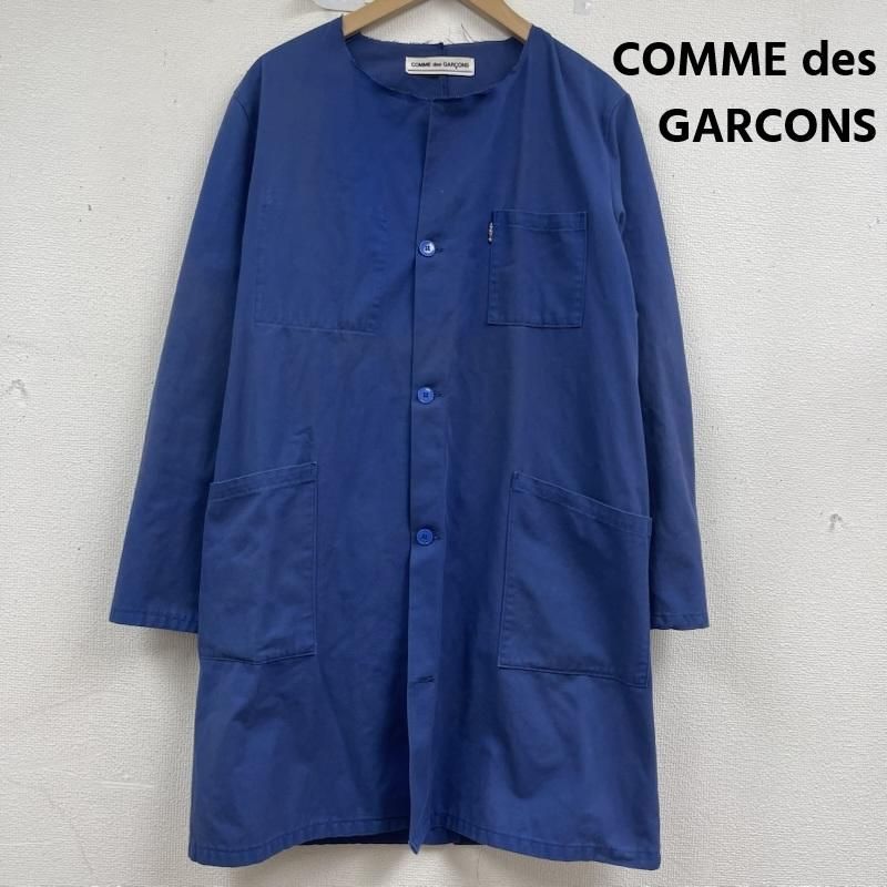 コムデギャルソン フランス製 CDG バックロゴ ノーカラー エノーカラー