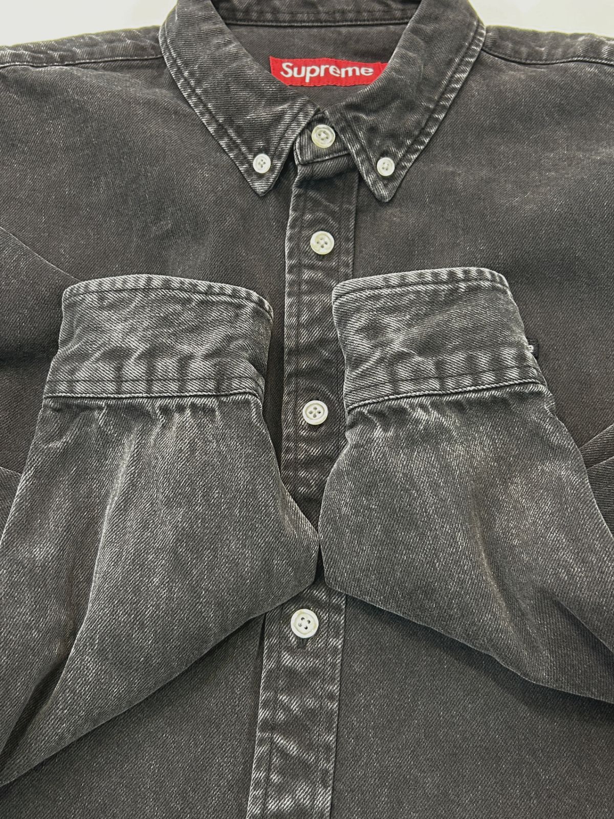 Supreme (L) Small Box Logo Denim Shirt デニムシャツ スモール