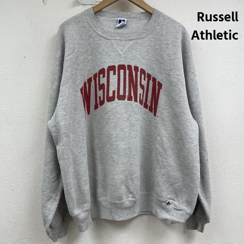 ラッセルアスレティック USA製 University of Wisconsin カレッジ ロゴ プリント スウェット メンズ XL ISItems【USED】【古着】【中古】50159556