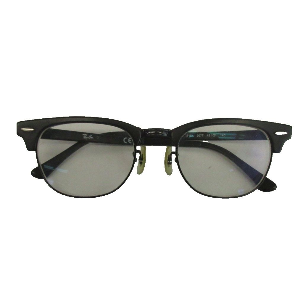 レイバン RAY BAN クラブマスター CLUBMASTER 眼鏡 メガネ 度入り マットフレーム 49□21-140 黒 ブラック RB5154 /XZ ■GY18