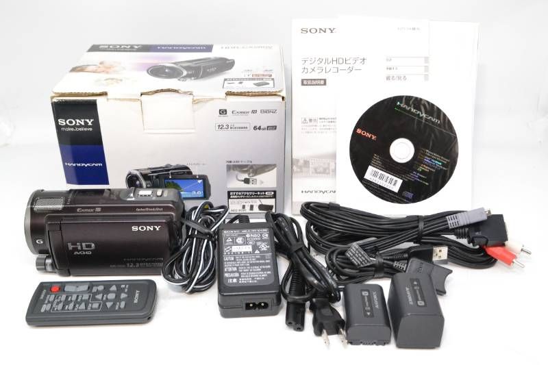 □【極美品】 ソニー SONY HDR-CX560V ハンディカム デジタルHDビデオ