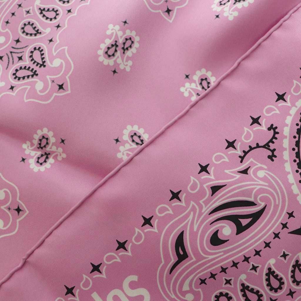 シュプリーム SUPREME スカーフ バンダナ シルク ペイズリー柄 ピンク