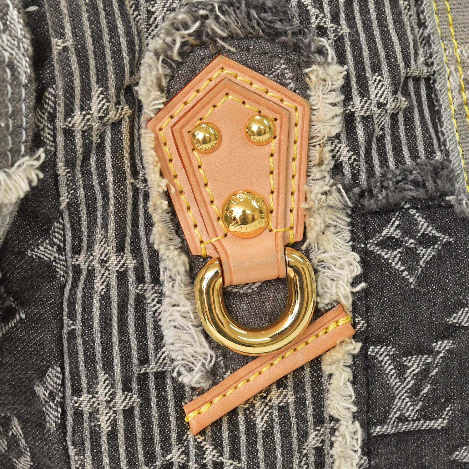 極美品 LOUIS VUITTON ルイヴィトン モノグラムデニム パッチワーク 