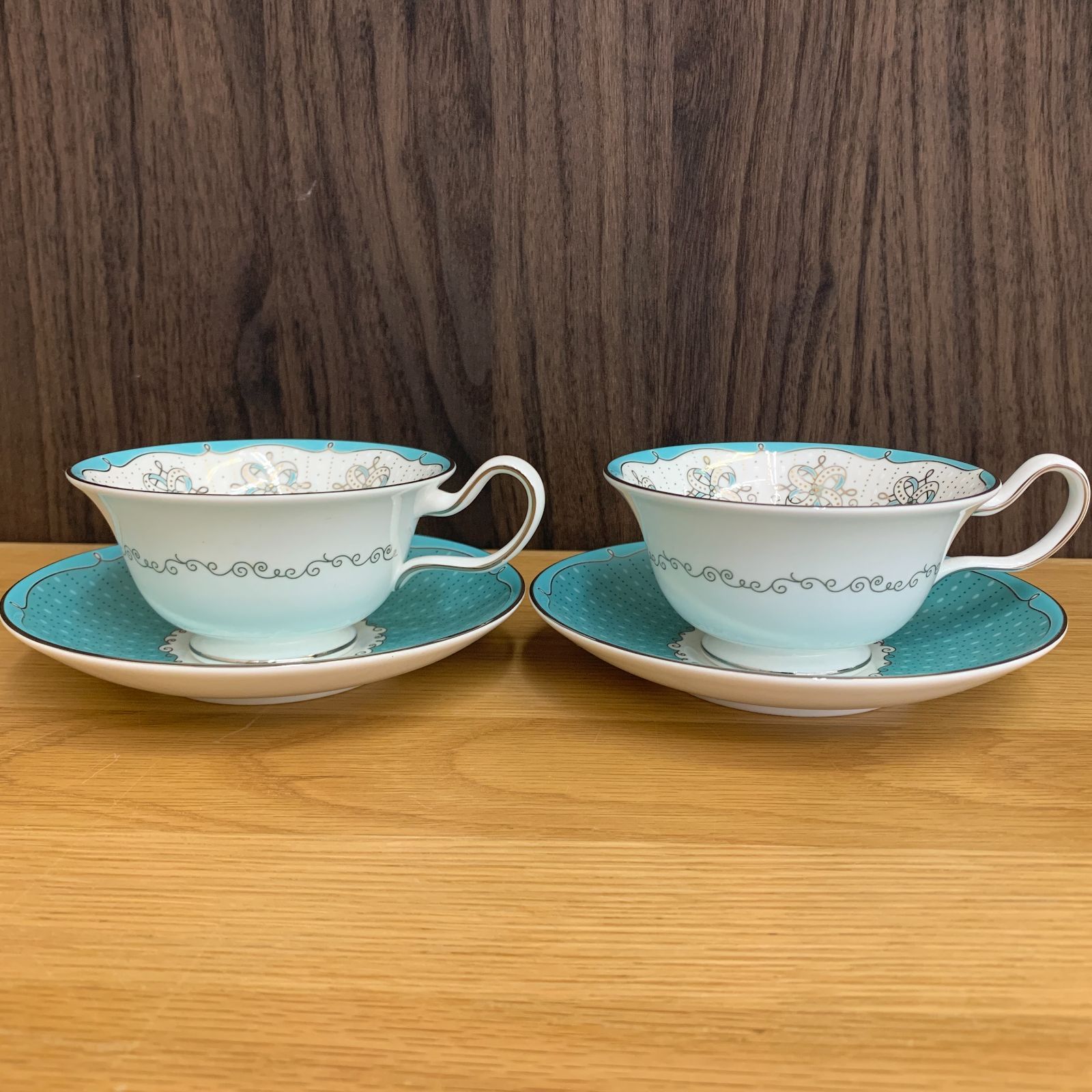 ウェッジウッド WEDGWOOD プシュケ カップ ソーサー ピオニー 未使用