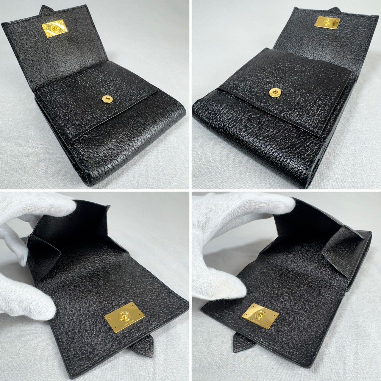 美品】HERMES エルメス ベアン レクトベルソ 二つ折り 財布 □K刻印