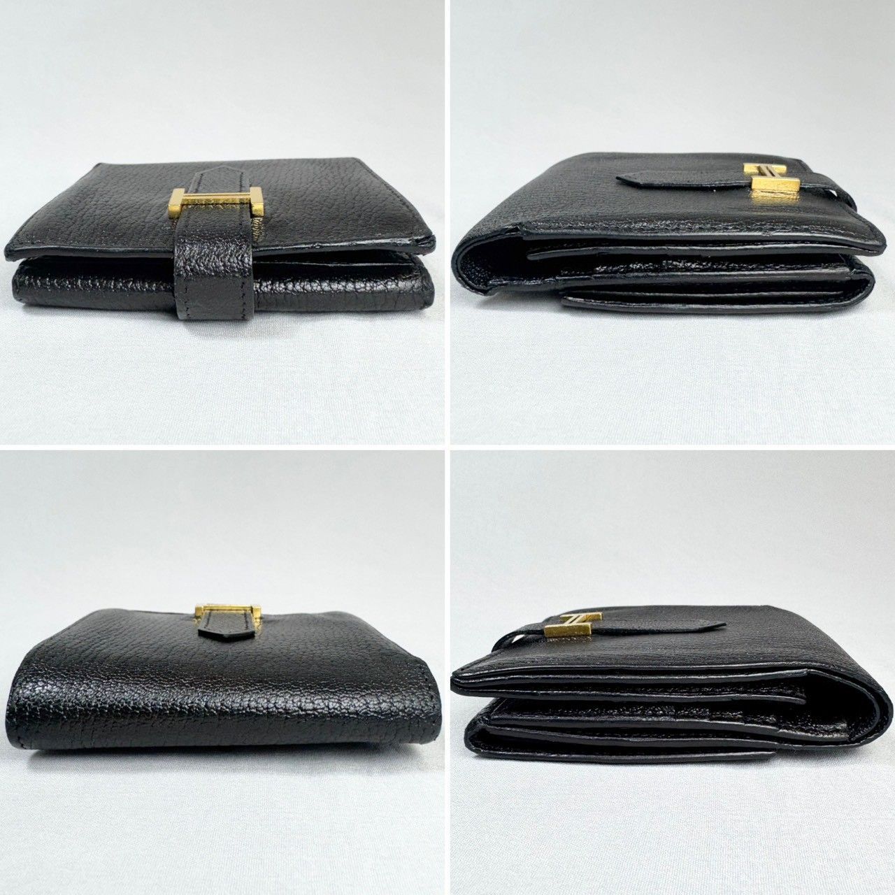 美品】HERMES エルメス ベアン レクトベルソ 二つ折り 財布 □K刻印