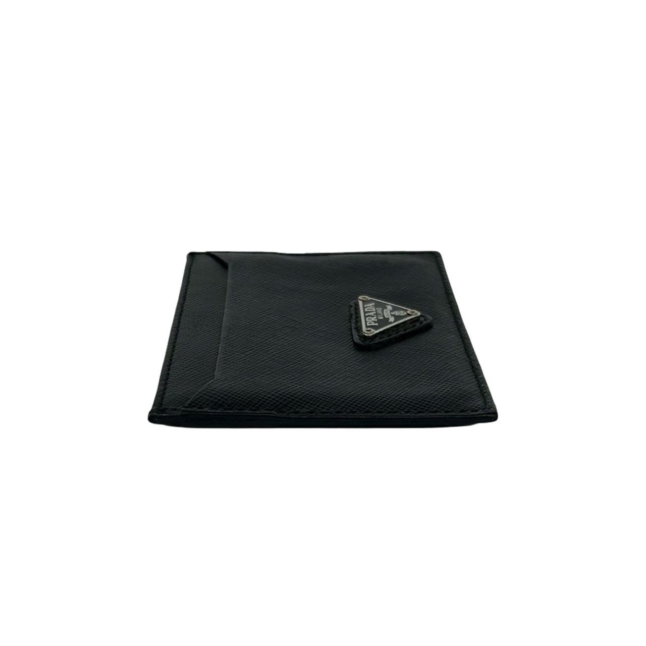 極 美品 PRADA プラダ 三角ロゴ プレート 金具 サフィアーノ レザー 本