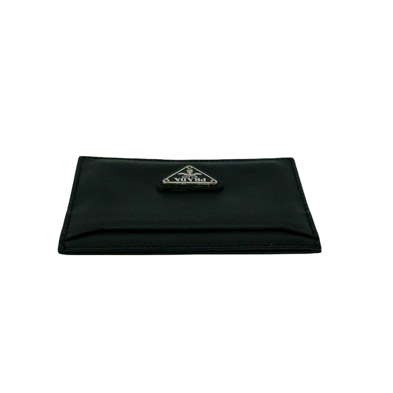 極 美品 PRADA プラダ 三角ロゴ プレート 金具 サフィアーノ レザー 本