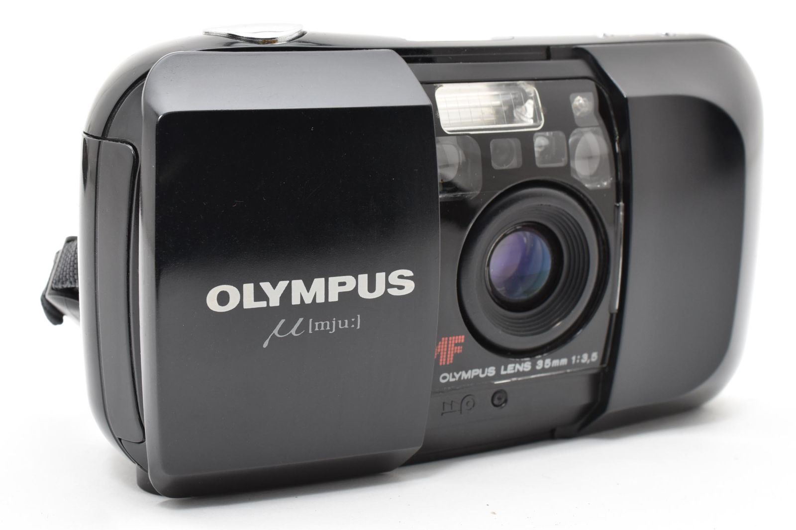 オリンパス OLYMPUS μ mju ミュー 初代 ブラック 35mm F3.5 ケース付き