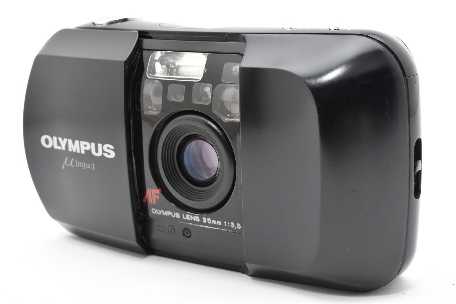 オリンパス OLYMPUS μ mju ミュー 初代 ブラック 35mm F3.5 ケース付き