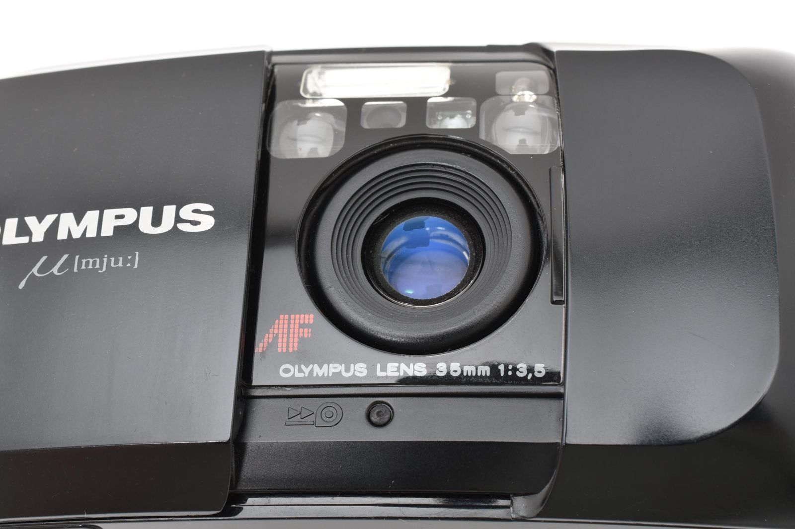 オリンパス OLYMPUS μ mju ミュー 初代 ブラック 35mm F3.5 ケース付き