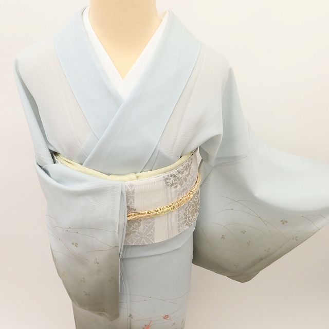 百華❀Y5019◇美品 正絹 夏着物 絽 手縫い仕立て 訪問着 - メルカリ