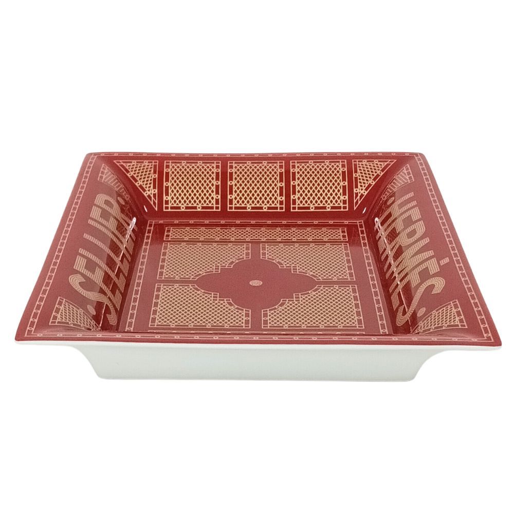 HERMES エルメス ヴィド・ポッシュ トレイ セリエ レッド系 正規品