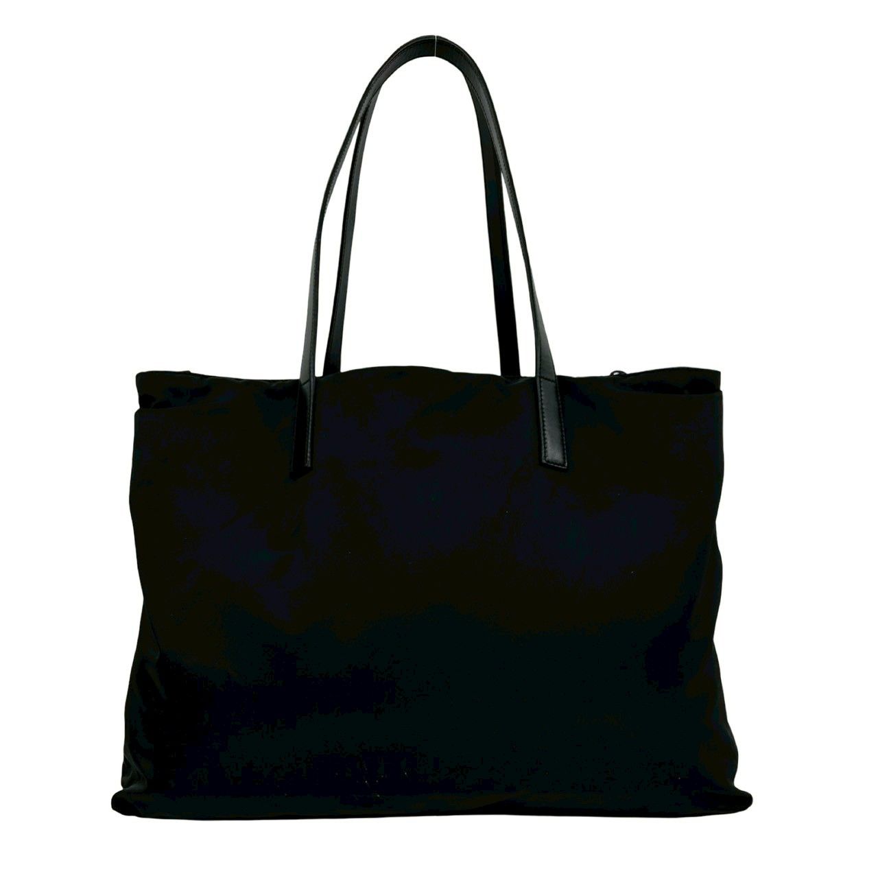 極 美品 PRADA プラダ 三角ロゴ 金具 テスート ナイロン レザー 本革
