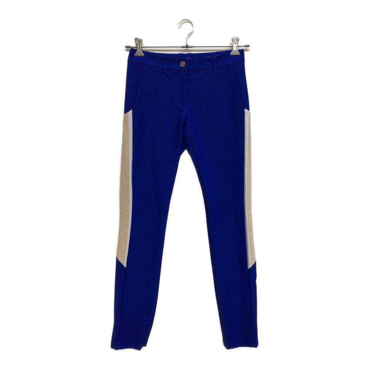 中古 レディース デサントゴルフ DESCENTE GOLF パンツ S ブルー系 ストレッチ サイドライン