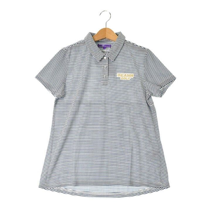 ビームスゴルフ | L(L相当) | レディース 半袖ポロシャツ ネイビー系 春夏【中古】ゴルフウェア