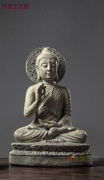 地蔵 如来 菩薩 観音 仏像 彫刻 置物 開運 風水 GY529