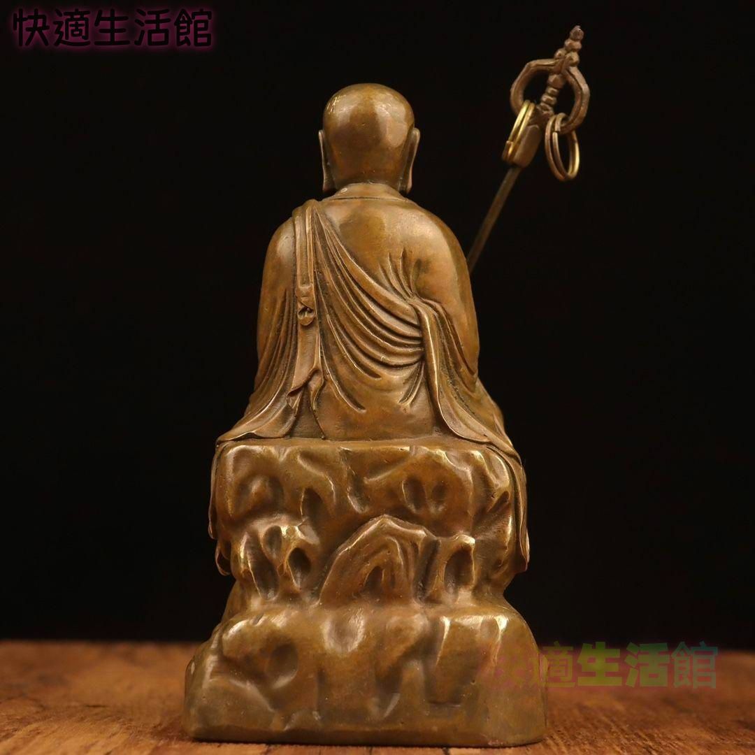 地蔵 菩薩 観音 銅製 仏像 彫刻 置物 開運 風水 鎮宅辟邪 美術品・アンティーク・コレクション 地蔵 菩薩 観音 銅製 仏像 彫刻