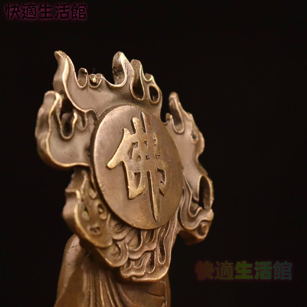 地蔵 菩薩 観音 銅製 仏像 彫刻 置物 開運 風水 GY529