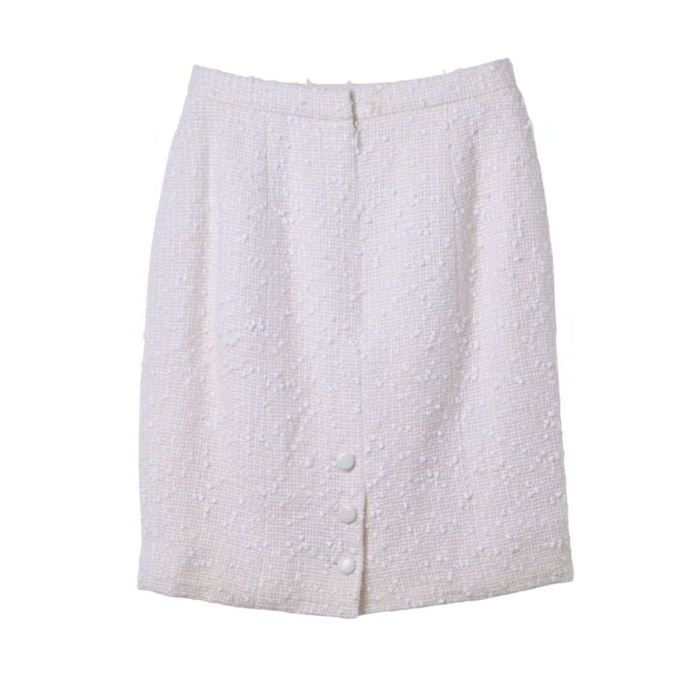 CHANEL 99C P06226V04533 ツイード セットアップ ジャケット スカート ココマークボタン19個付き