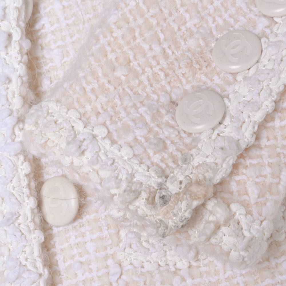 CHANEL 99C P06226V04533 ツイード セットアップ ジャケット スカート ココマークボタン19個付き