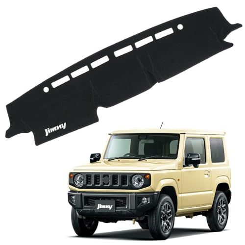 ジムニー JB64 JB74 専用 ダッシュボードマット 日焼け防止 劣化防止 保護マット ポリエステル素材 滑り止め ロゴ付き アクセサリー 内装 カスタムパーツkk cb4063d3