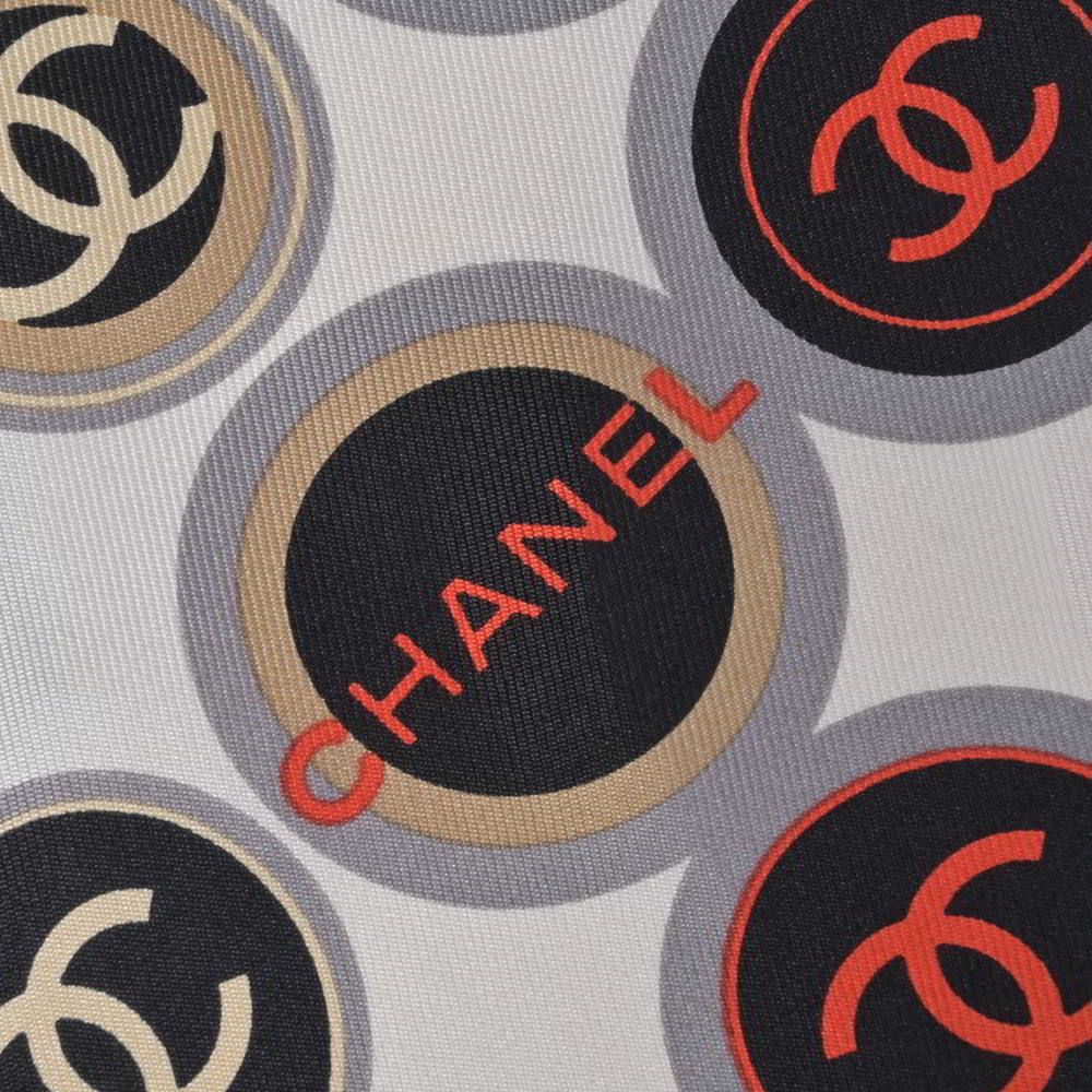 CHANEL ココマーク プリント シルク スカーフ - メルカリ