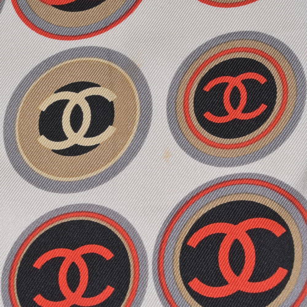 CHANEL ココマーク プリント シルク スカーフ - メルカリ