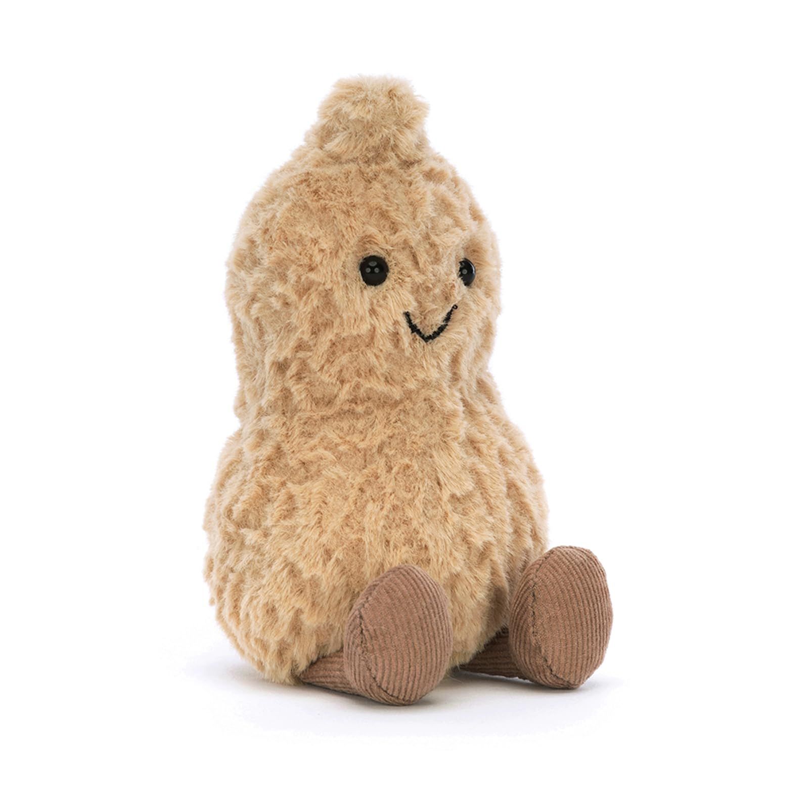 Jellycat Amuseables ピーナッツぬいぐるみ 6インチ - 食品ぬいぐるみ - 楽しいギフトアイデア