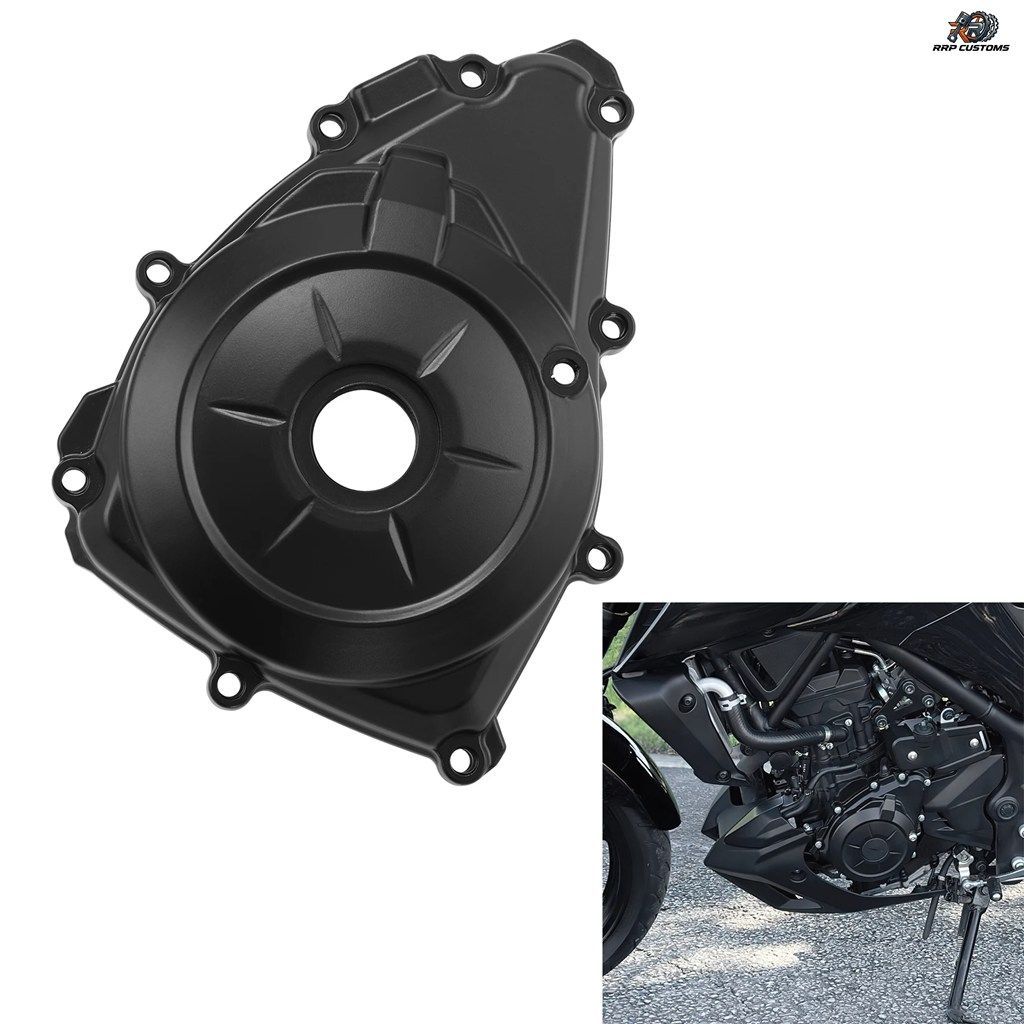 オートバイ左側ステーターマグネトカバー ヤマハ YZF R3 2015-2024 MT-03 2016-2024