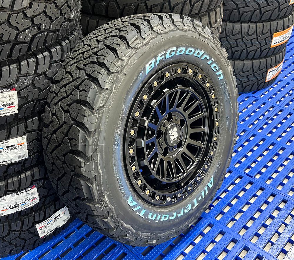 【車種】 デリカD5 エクストレイル RAV4 タイヤホイール 16インチ ｜ BF グッドリッチ オールテレーン KO3 225/70R16 XTREMEJ XJ08