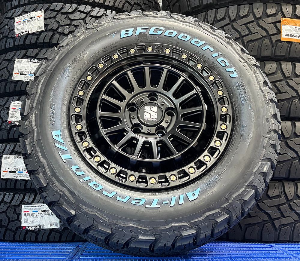 【車種】 デリカD5 エクストレイル RAV4 タイヤホイール 16インチ ｜ BF グッドリッチ オールテレーン KO3 225/70R16 XTREMEJ XJ08