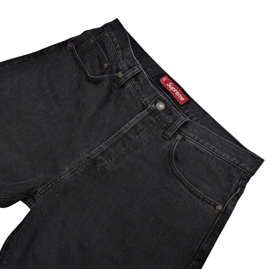 SUPREME シュプリーム Regular Jeans ブラックデニムパンツ ジーンズ