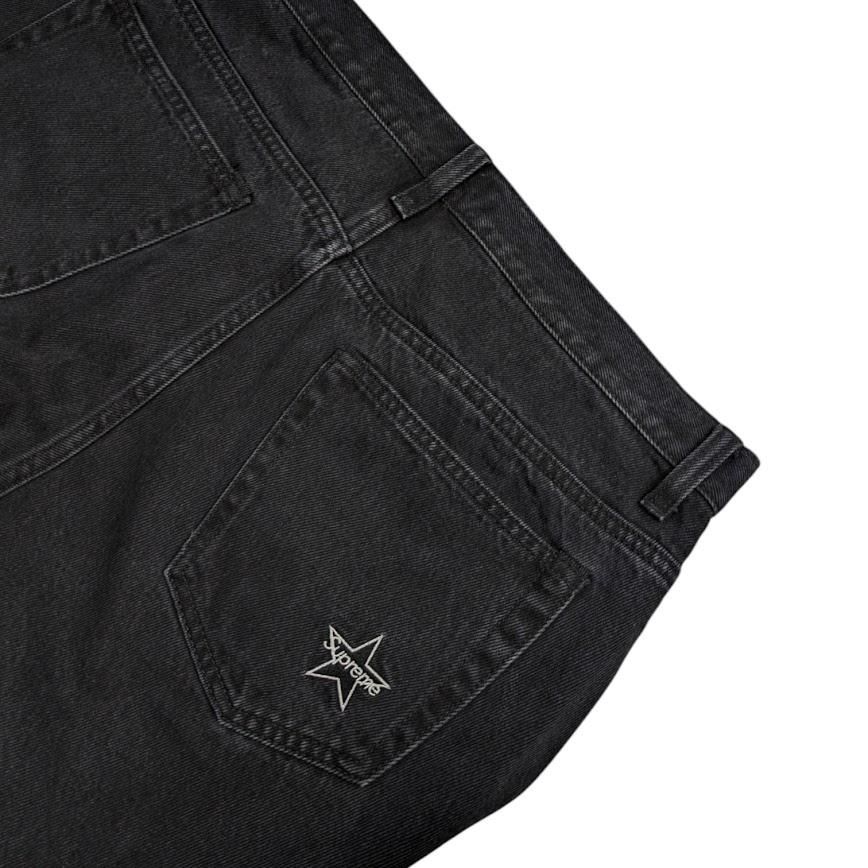SUPREME シュプリーム Regular Jeans ブラックデニムパンツ ジーンズ