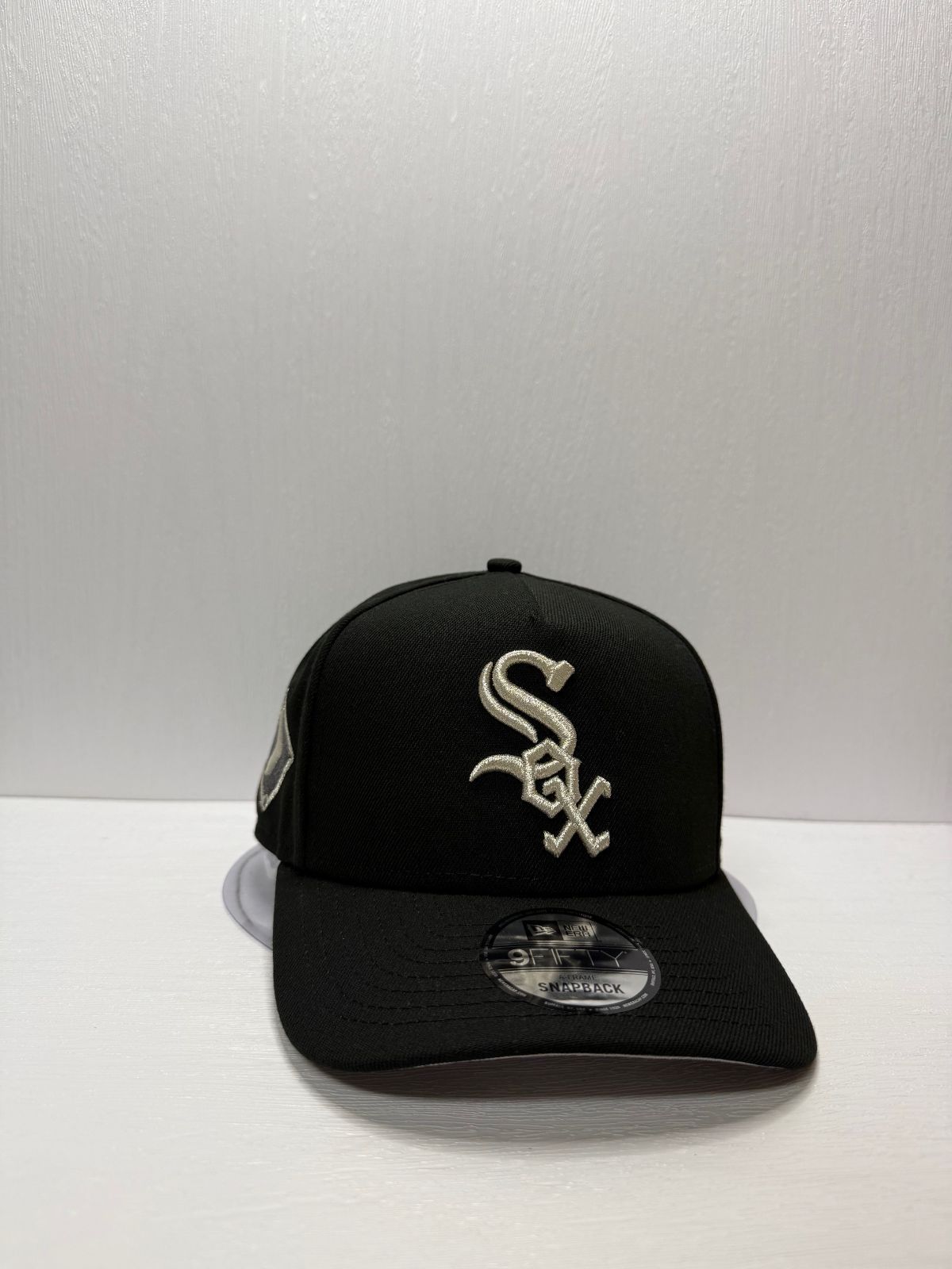ニューエラ シカゴホワイトソックス WHITE SOX 9fifty A-FRAME スナップバックキャップ ブラックカラー