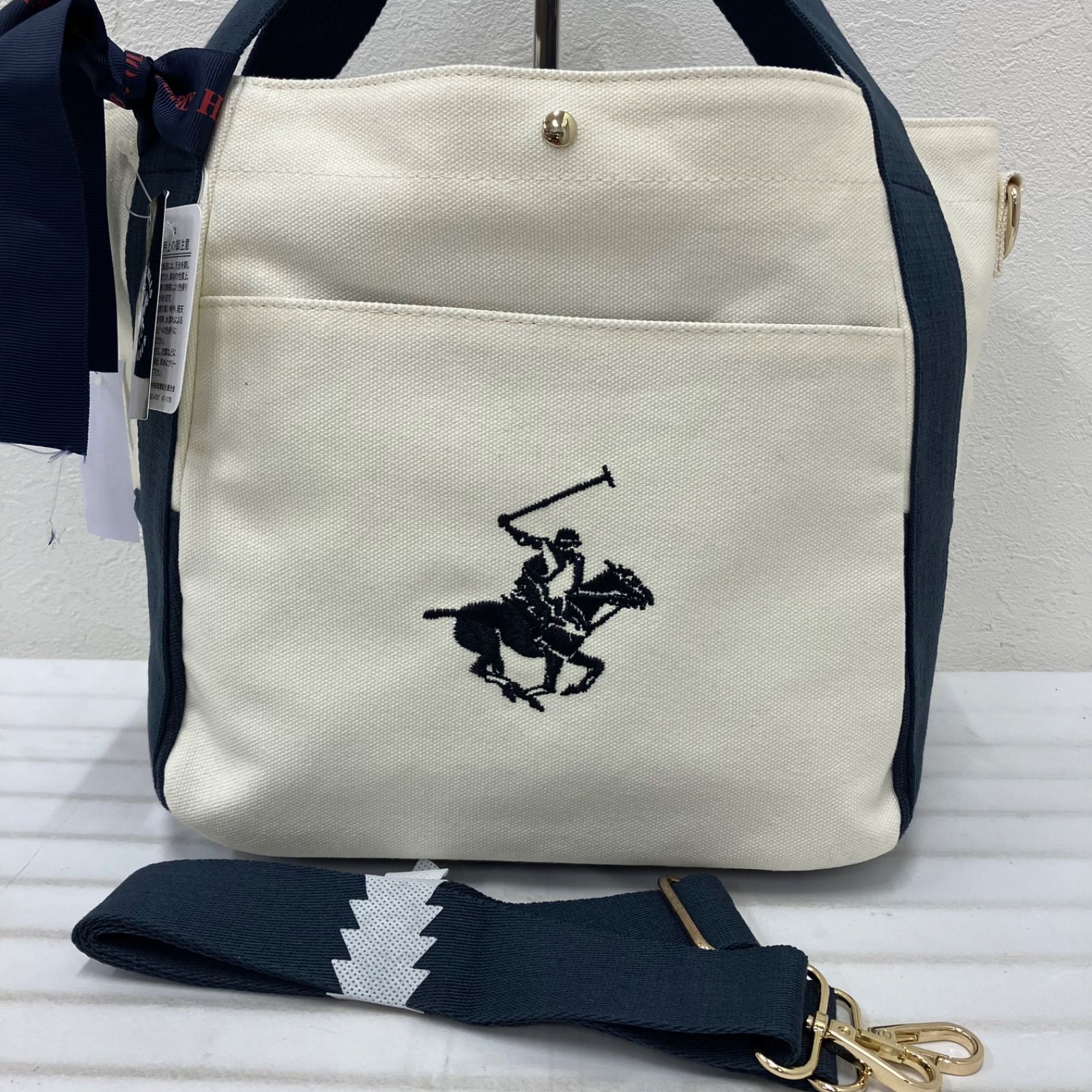 3496 BEVERLY HILLS POLO CLUB ビバリーヒルズポロクラブ トートバッグ 
