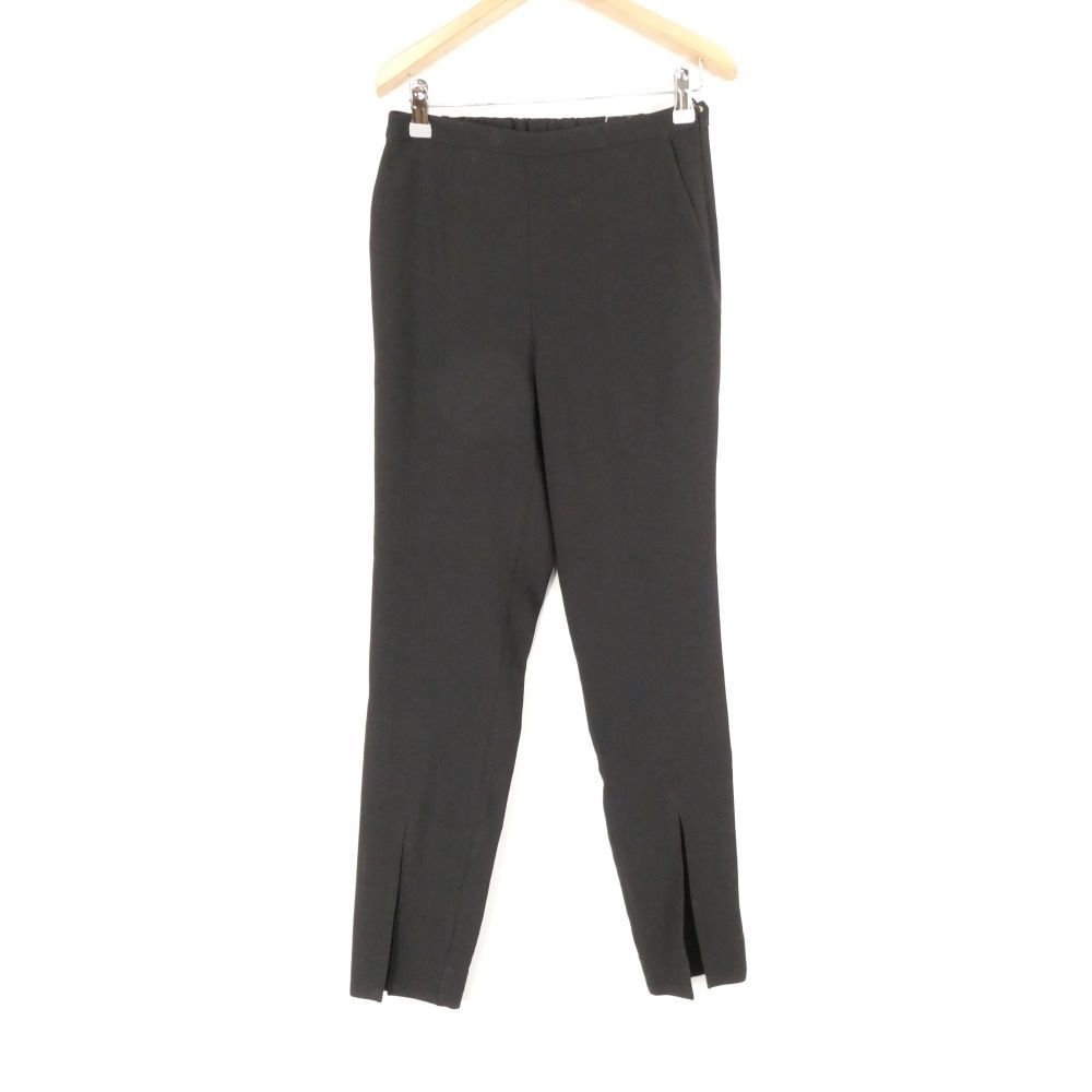 未使用 LE PHIL ルフィル 534-4930300 2WAYツイルフロントスリット パンツ 0 ポリエステル トリアセテート レディース AN3367A93