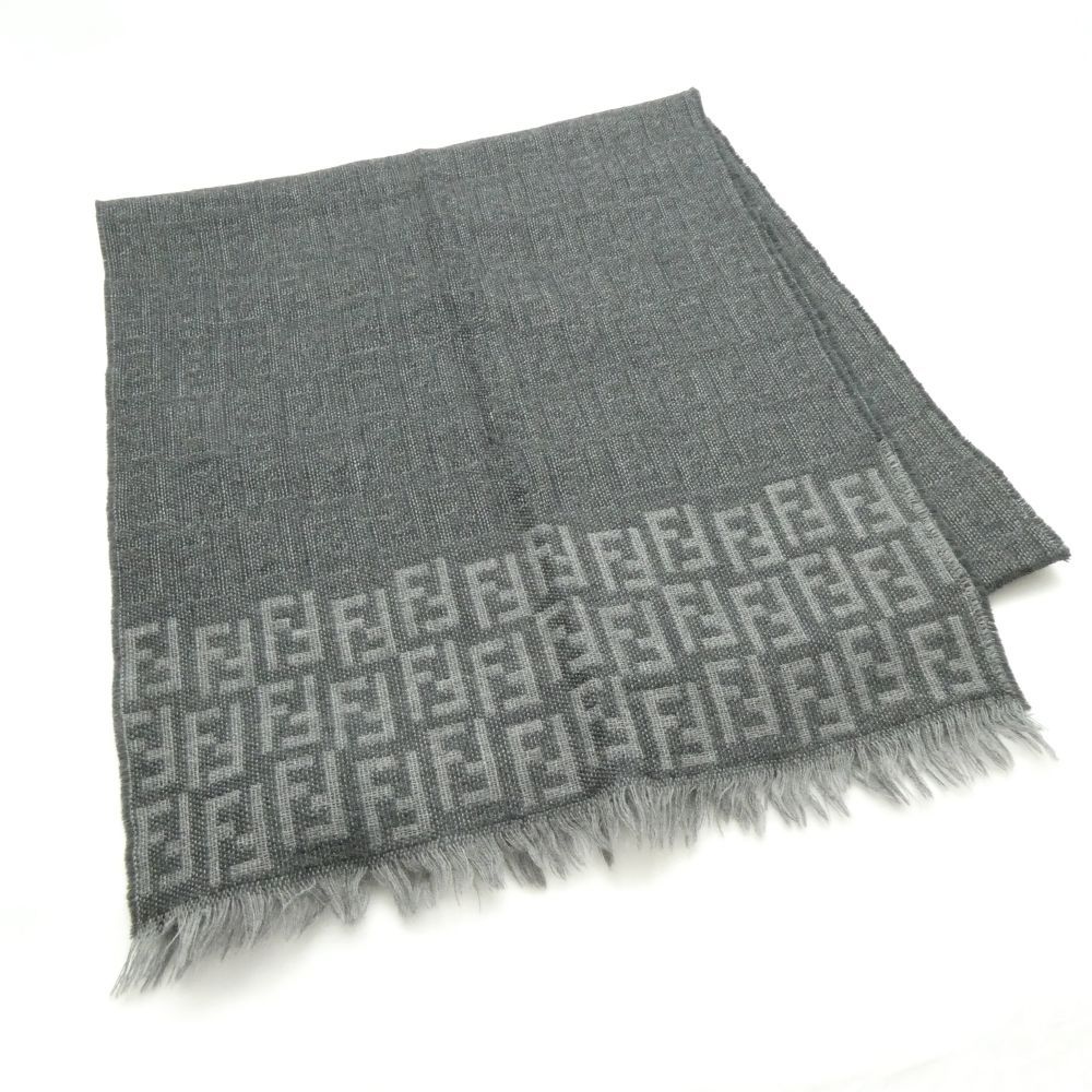 美品 FENDI フェンディ マフラー ウール100％ レディース AC1871 12,000円