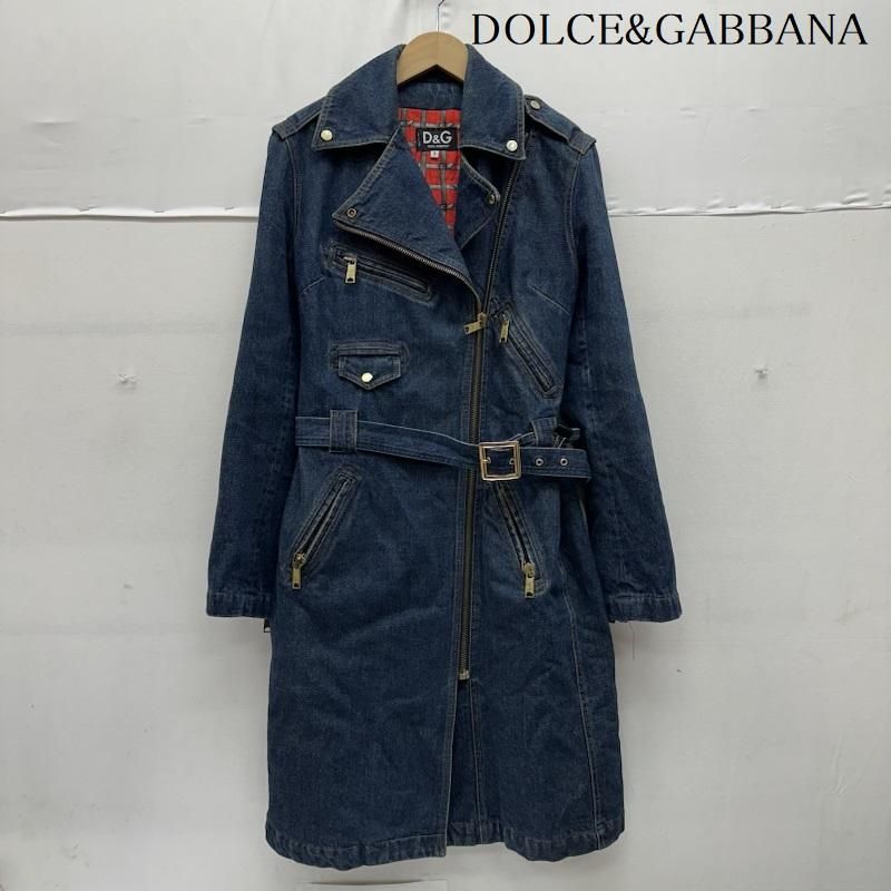 ドルチェアンドガッバーナ イタリア製 デニム ライダース トレンチ コート レディース S ISItems【USED】【古着】【中古】50159643
