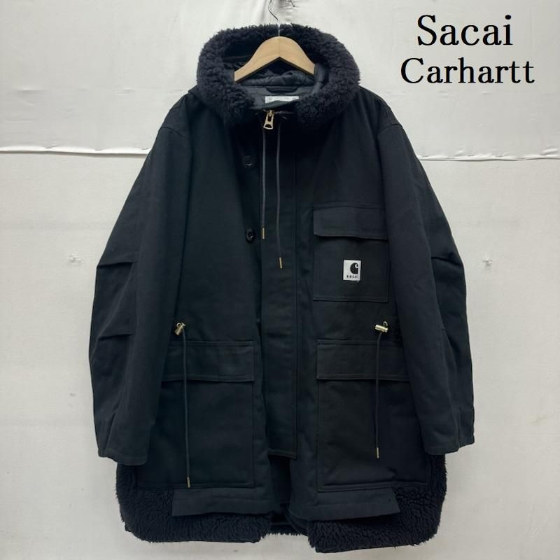 サカイ 23AW Carhartt WIP Canvas Parka Siberian キャンバス ボア シベリアン コート 23-03109M メンズ 1 ISItems【USED】【古着】【中古】50159651