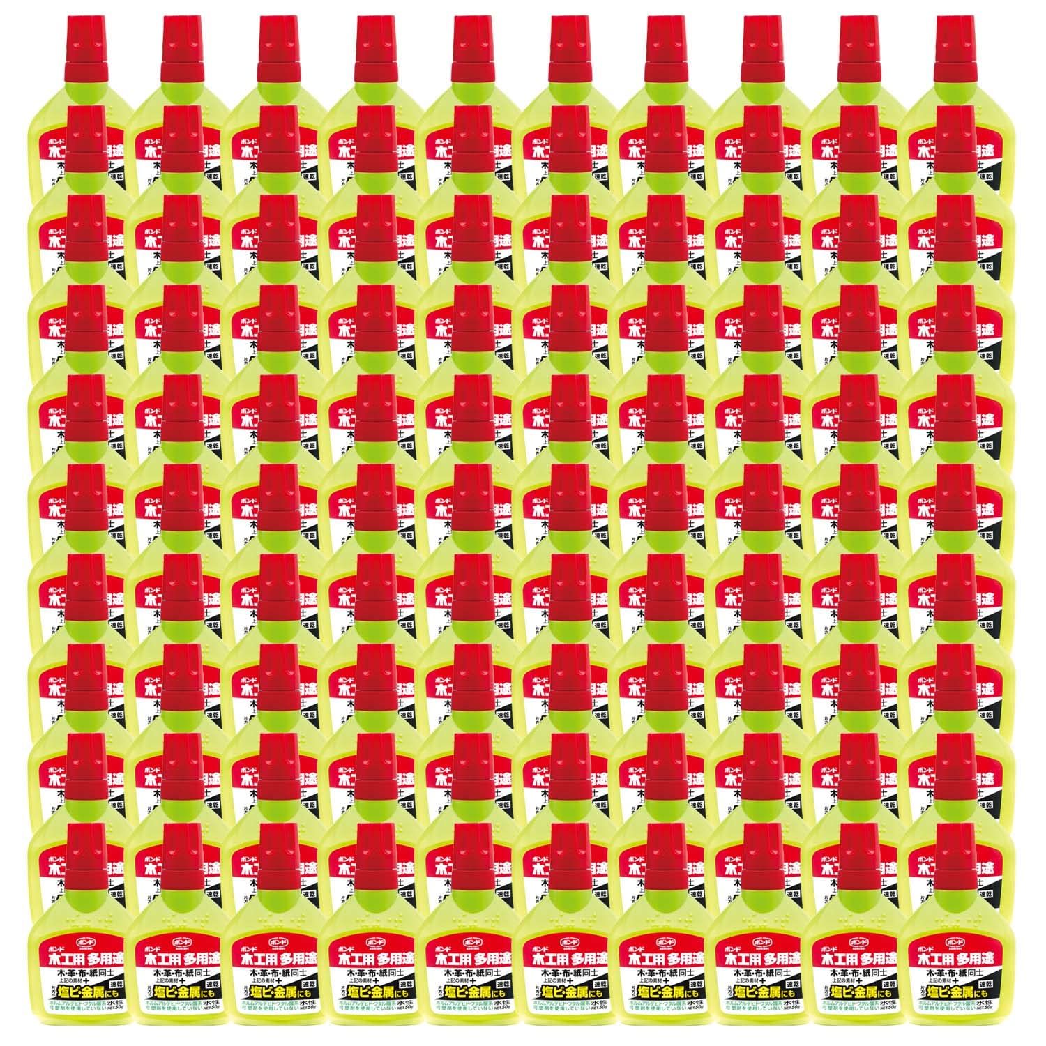 新品 コニシ 【箱売り】 ボンド 木工用多用途接着剤 ボトルタイプ 50ｇ 100本入り 白