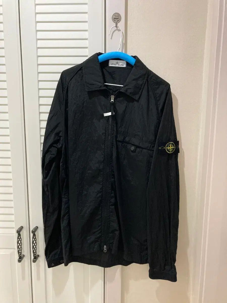 百貨店購入 STONE ISLAND ストーンアイランド ナイロンメタル オーバーサイズシャツ ジャケット L