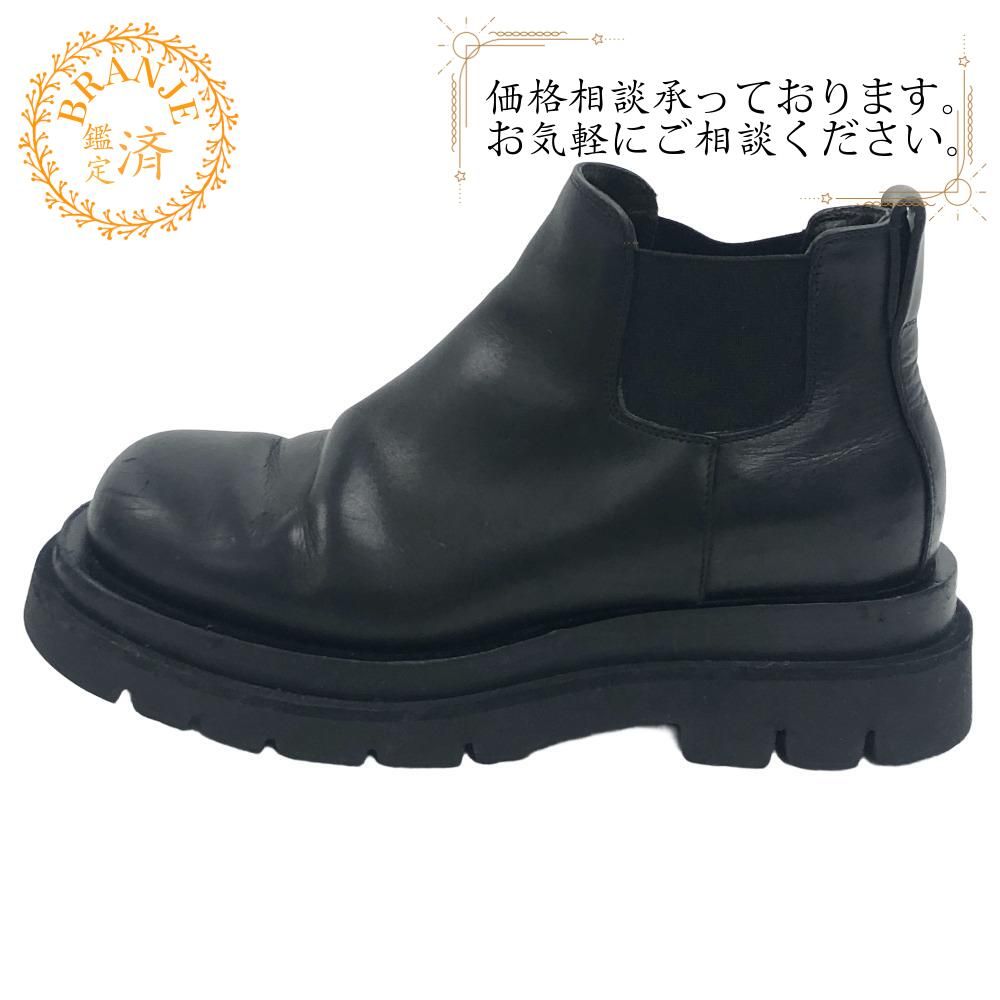 BOTTEGAVENETA/ボッテガヴェネタ ラグ サイドゴアブーツ レザー ブーツ ブラック レディース ブランド 32,500円