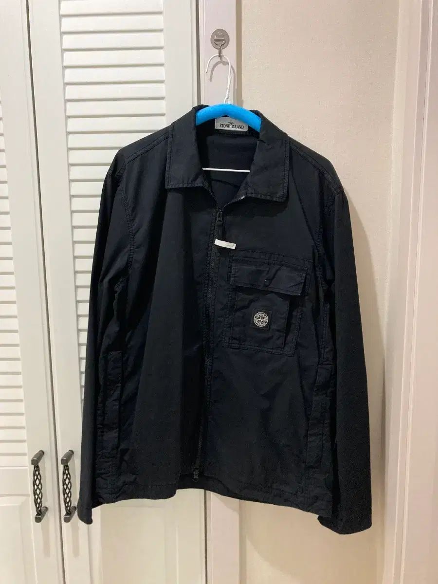 百貨店購入 STONE ISLAND ストーンアイランド ロゴ オーバーサイズシャツ ジャケット L