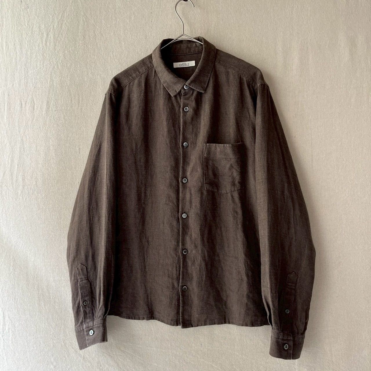 nest Robe CONFECT リネン シャツ / 3 ブラウン T6-05046-9607