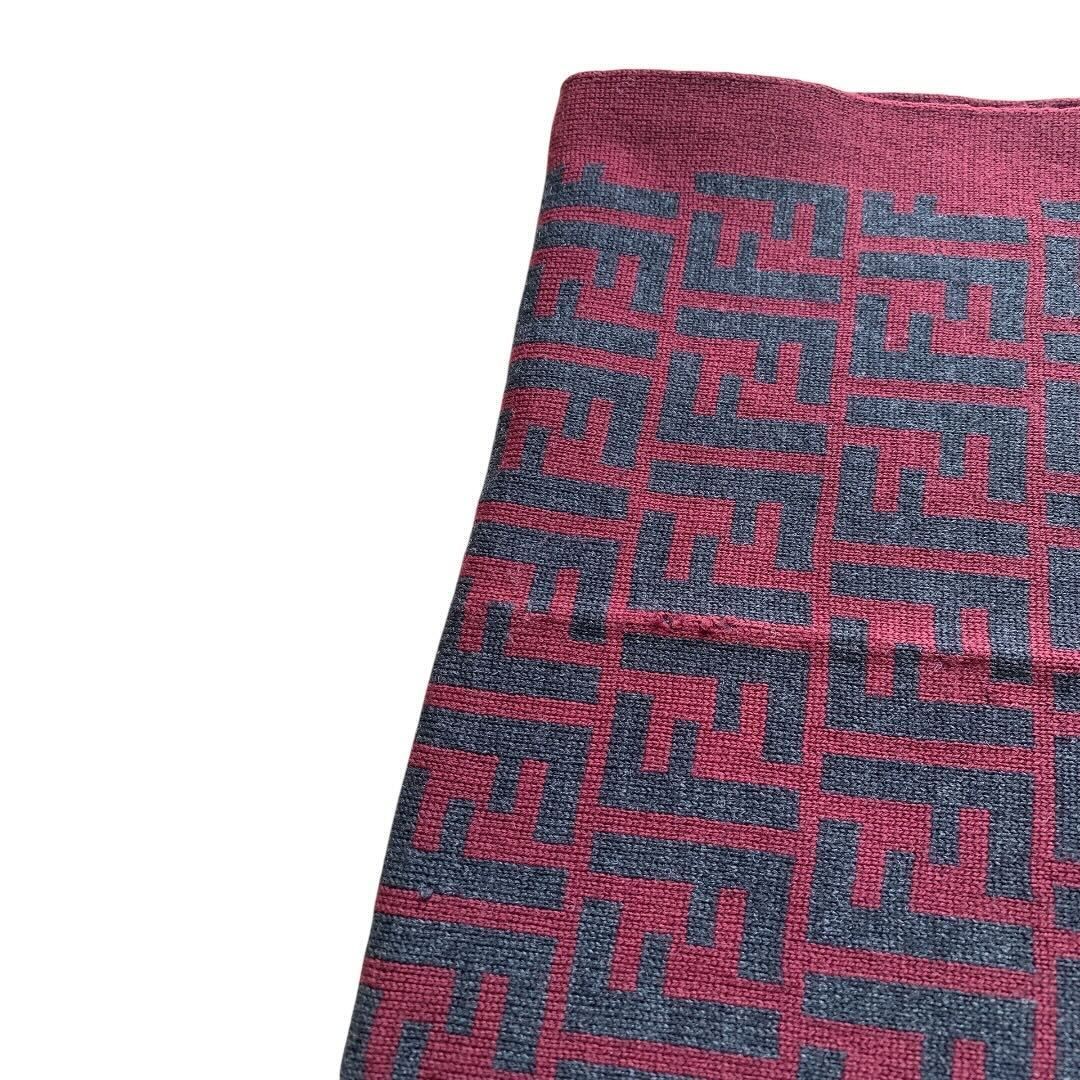FENDI(フェンディ) ズッカ柄 ボルドー ブラック 総柄 管理SK968 - メルカリ