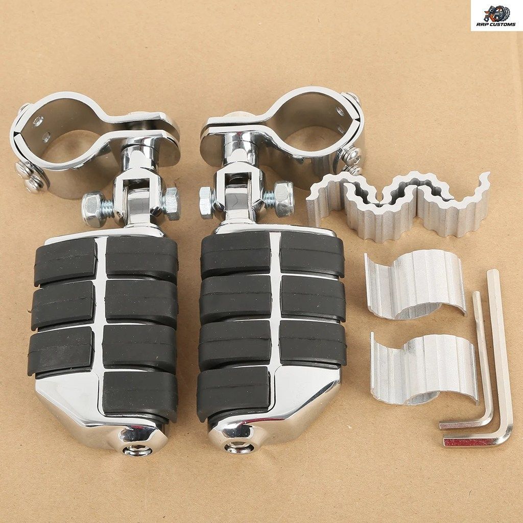 オートバイ用ハイウェイフットペグ/フットレスト ハーレー 25mm 30mm 35mm GL1500 GL1100 GL1200 XV250